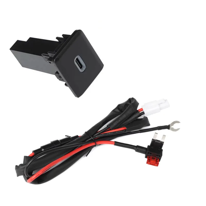 1PC Car Charger Socket PD fast charge Outlet Power Adapter Phone For Volkswagen Caravelle T5 thumbnail 6