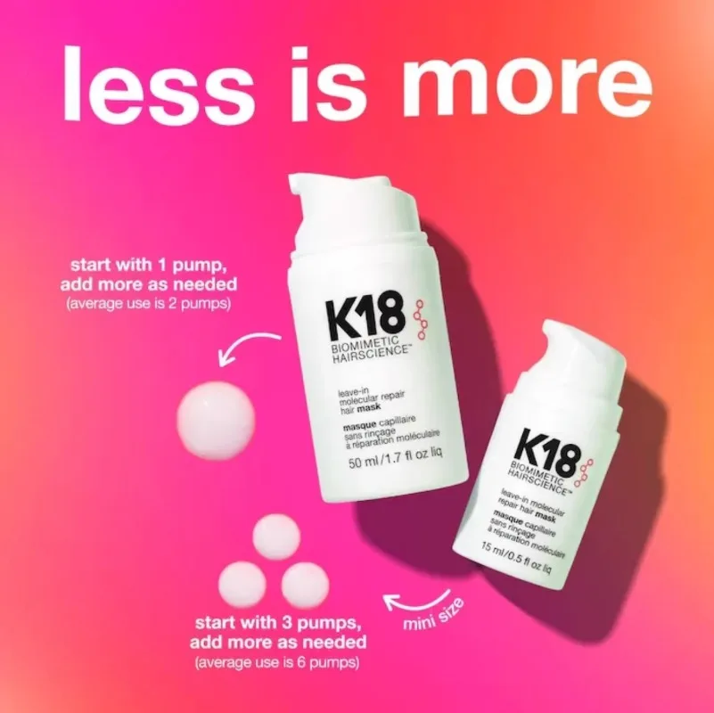 K18 Shampoo&Hair Care Products Non Wash Hair Mask 50ml&150ml 118ml AirWash 118ml AstroLift Damage Repair Oil Control No-rinse thumbnail 3
