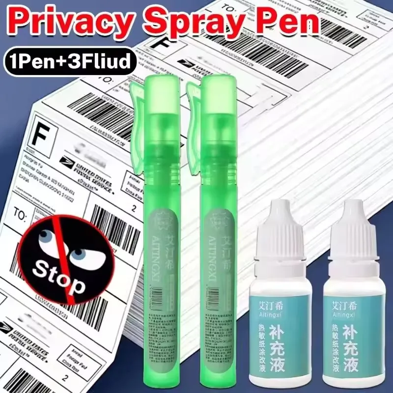 Thermal Paper Eraser Roller White out Correction Fluid Pocket Smear Coverer Tool for Document Package Bills thumbnail 2