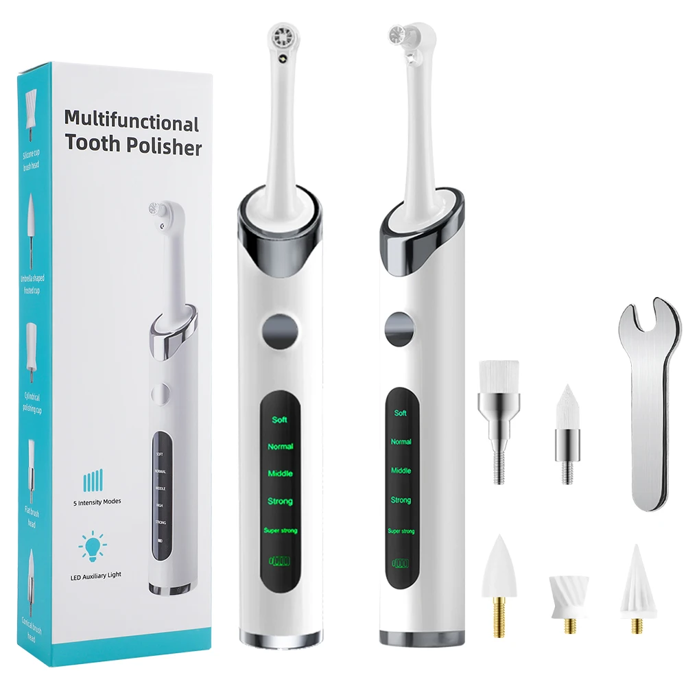 Electric Tooth Polisher Dental Scaler 5 Mode Deep Cleaning Polishing Teeth Whitening Tool Plaque Tartar Remover Tooth Cleaner thumbnail 6