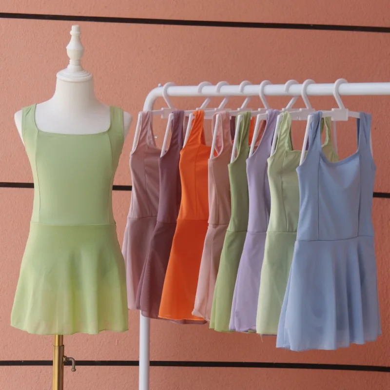 Girls Ballet Dress Dance Wear Children's Leotards Dance Gymnastics Practice Costume Kids Dresses Dancing Clothes Ballet Costumes