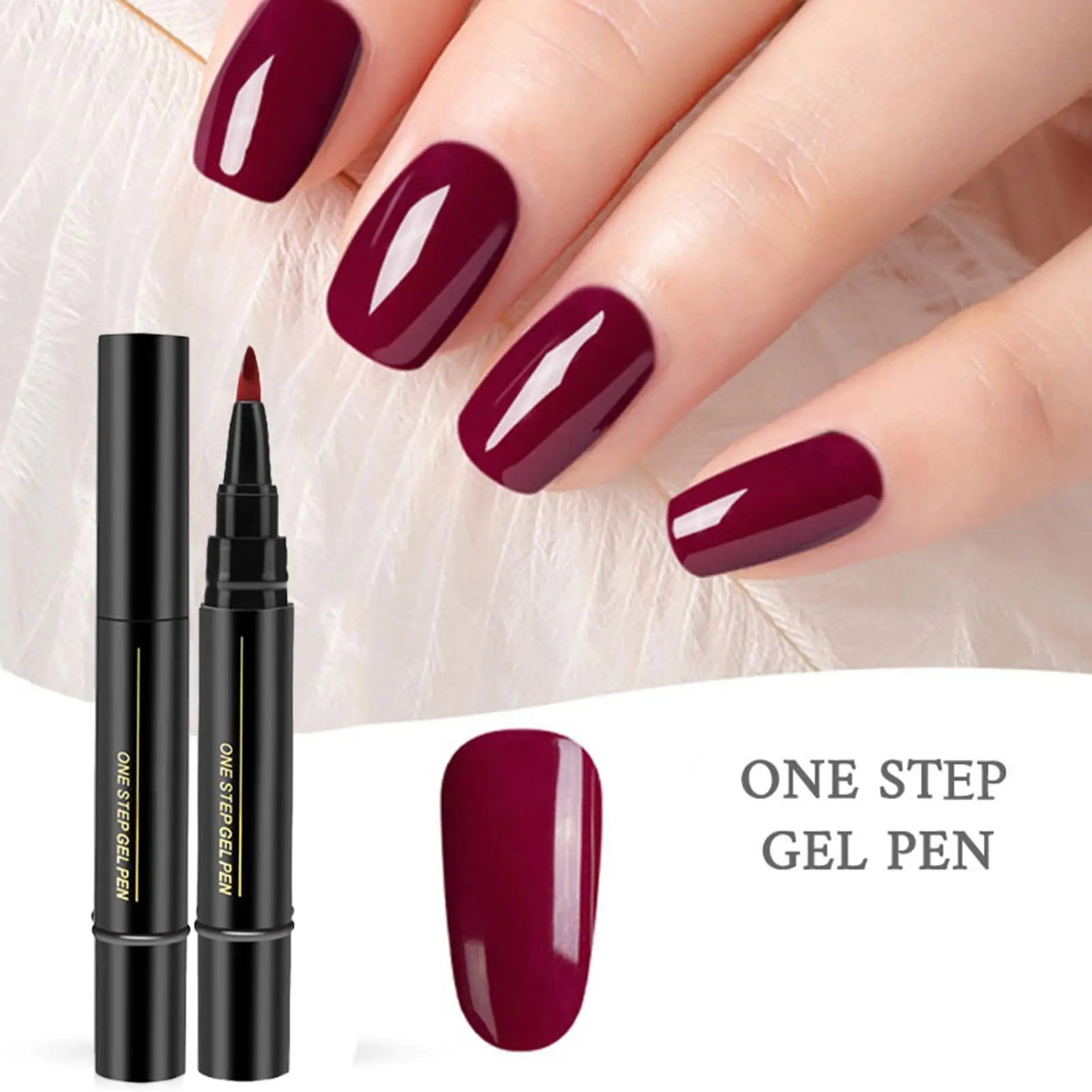 Nail Polish Gel Pen Quick Drying Nail Polish Art Pens Fast Dry Nail Color Pen Nail Varnish Pens for Women Girls Friends Family thumbnail 2