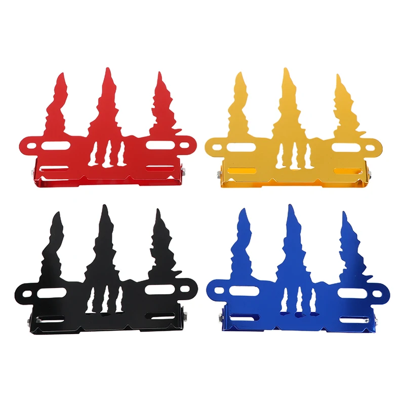 Universal Movable Motorcycle License Plate Holder Frame Motocross Modification Electric Vehicle Accessory thumbnail 3