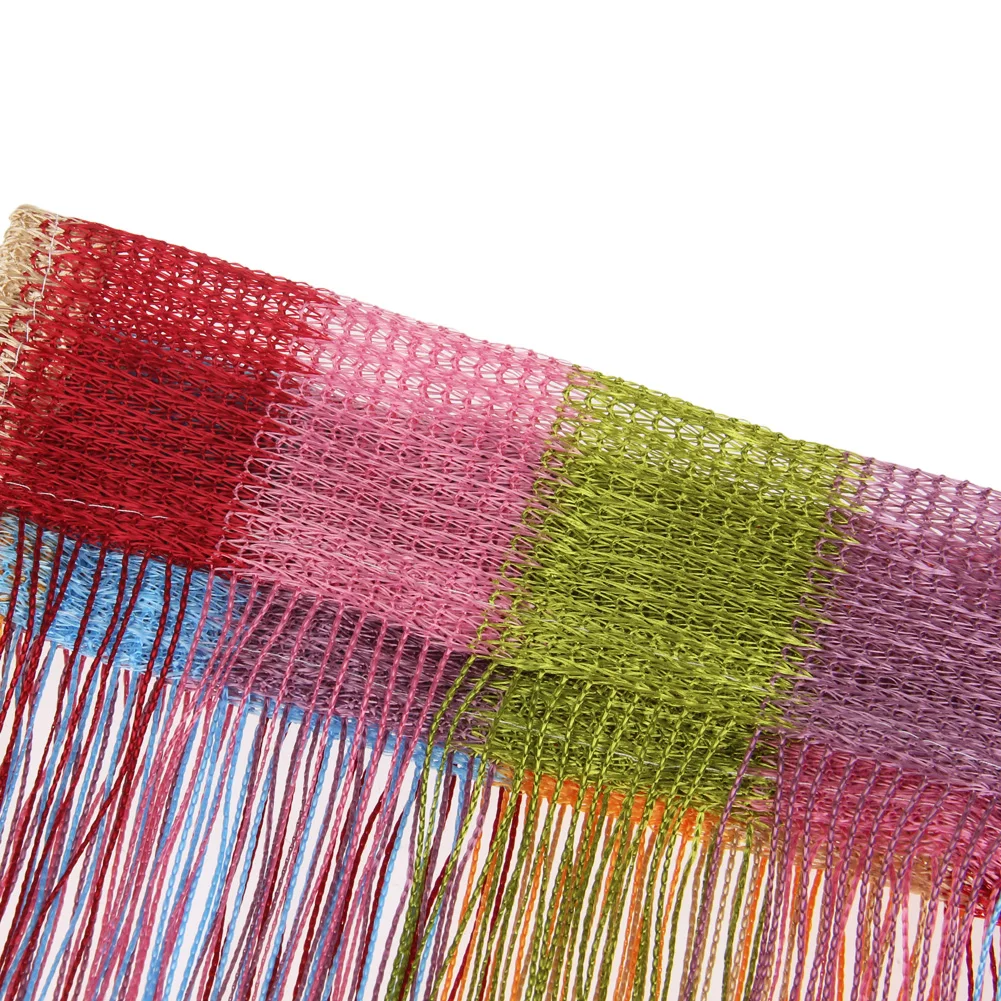 100x200cm String Curtain Multi-Color Wall Panel Fringe Window Room Divider Tassel Screen for Home Door Curtain Decor thumbnail 6