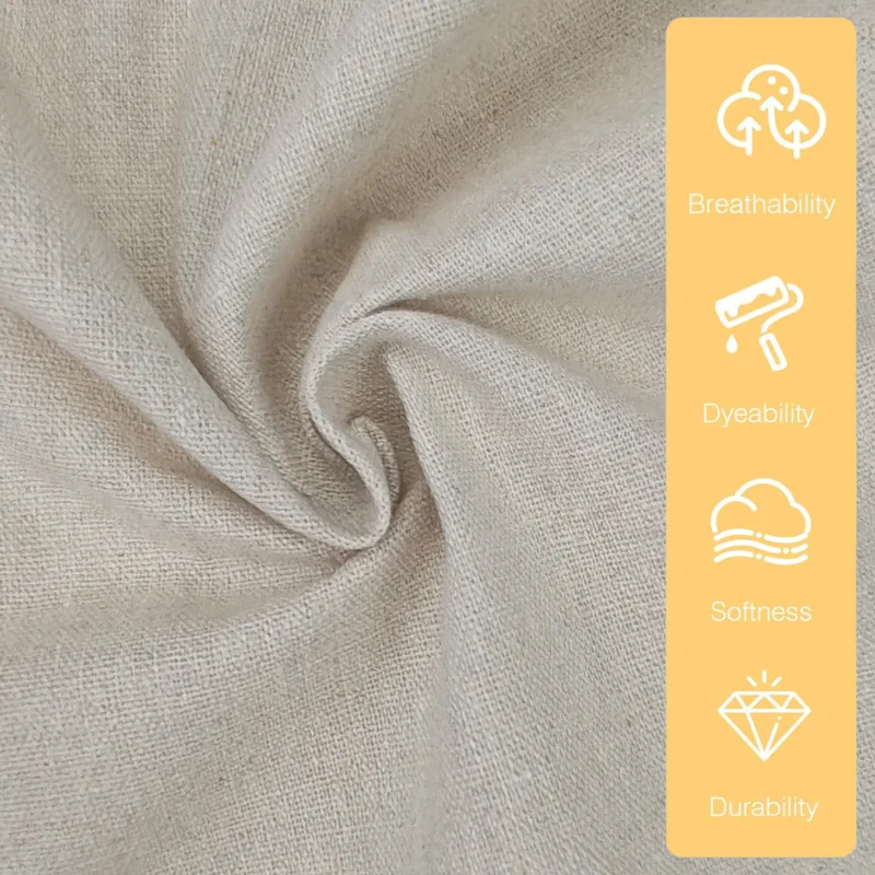 5 pieces of linen fabric, square embroidered fabric, suitable for DIY sewing, clay modeling fabric, and decoration. thumbnail 2