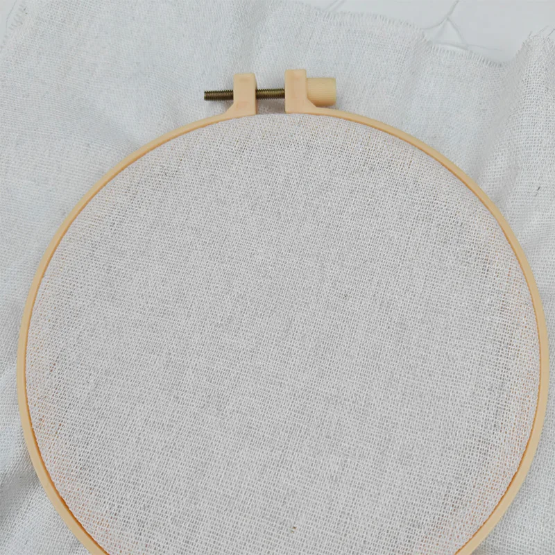 5 pieces of linen fabric, square embroidered fabric, suitable for DIY sewing, clay modeling fabric, and decoration. thumbnail 4