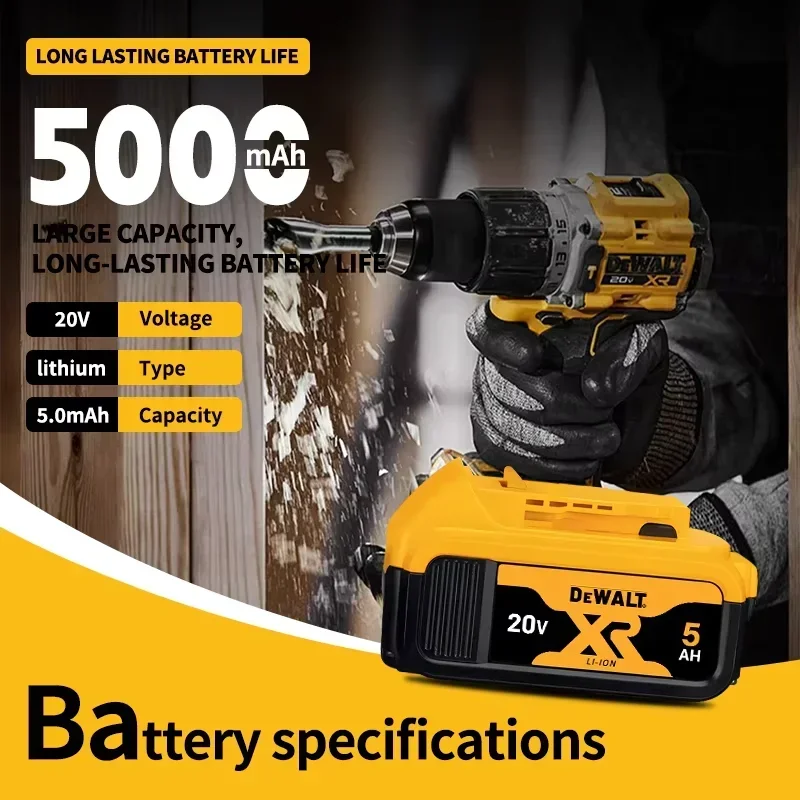 New Dewalt 60V 9.0Ah Battery Compatible with DCB200 DCB204 DCB205 DCF880 DCF885 Impact Drivers. thumbnail 3
