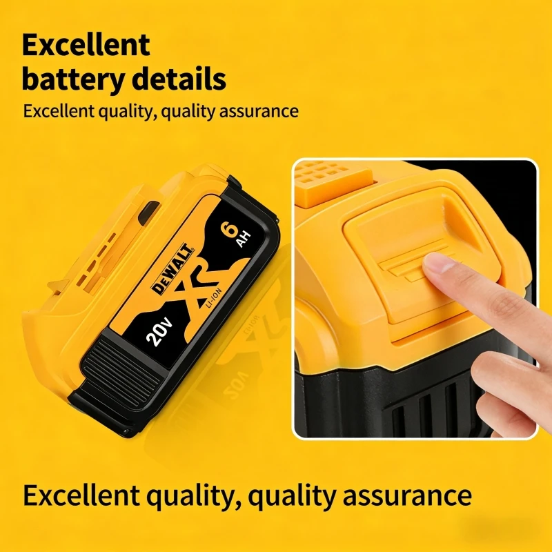 New Dewalt 60V 9.0Ah Battery Compatible with DCB200 DCB204 DCB205 DCF880 DCF885 Impact Drivers. thumbnail 6