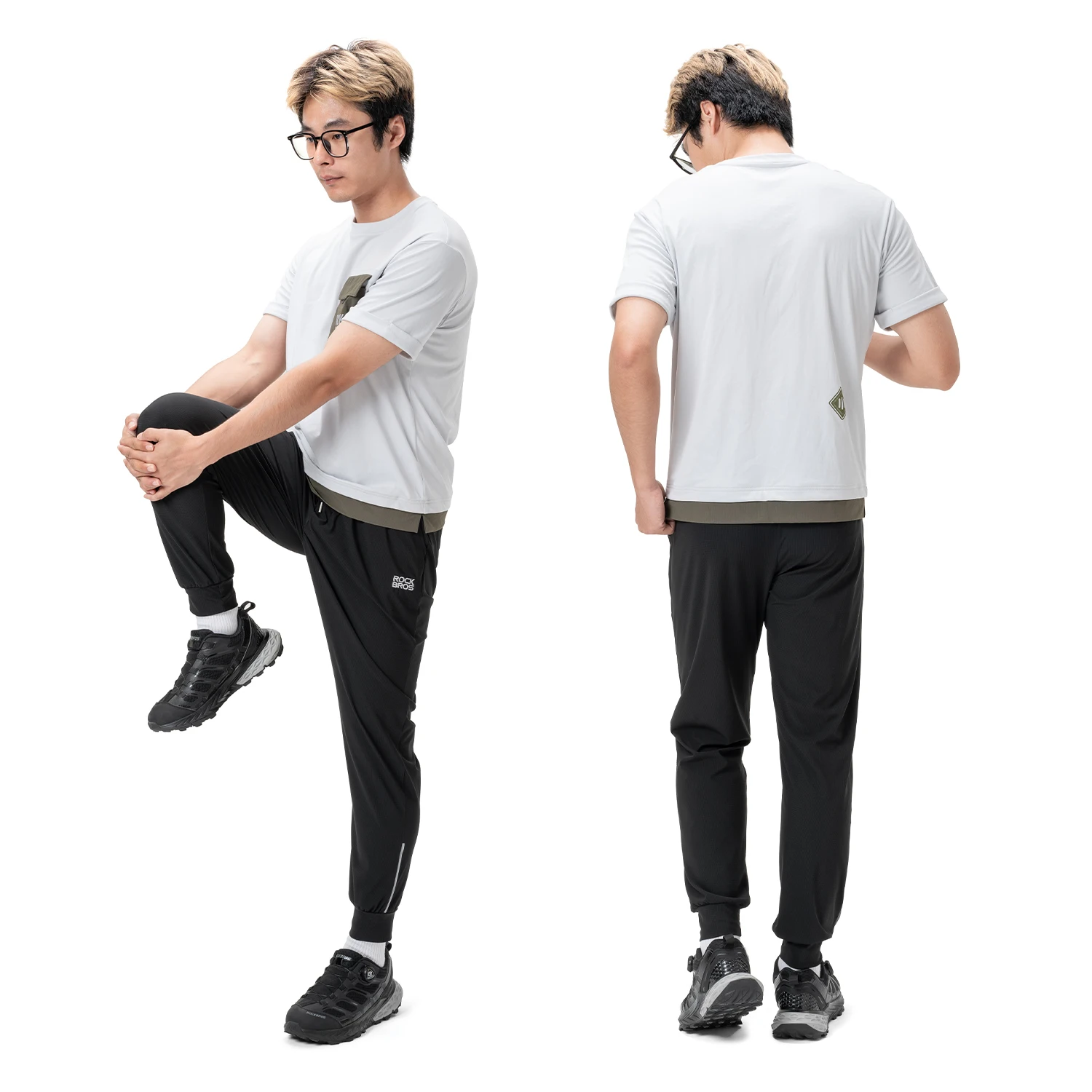 ROCKBROS Summer Sport Thin Pants Running Outdoor Long Trousers Breathable Fitness Casual Riding Bicycle Pants Daily Sweatpants thumbnail 2