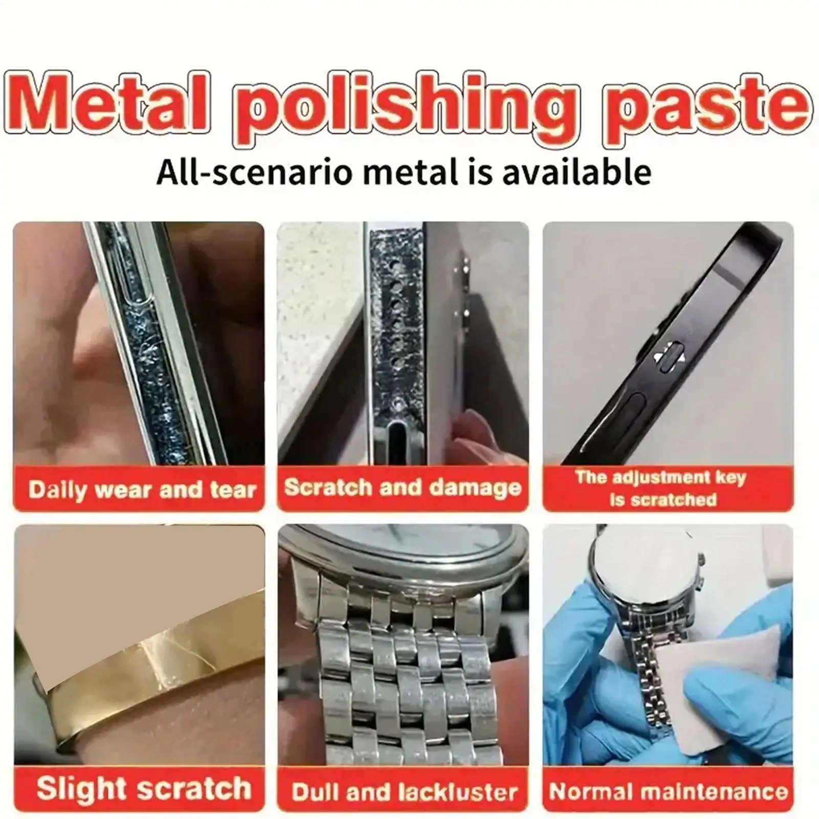 Gentle Polishing Quick Fix Cream Phone Screen Scratch Repair Kit for Cellphone Watch Laptop Touchscreen Electronics Maintenance thumbnail 2