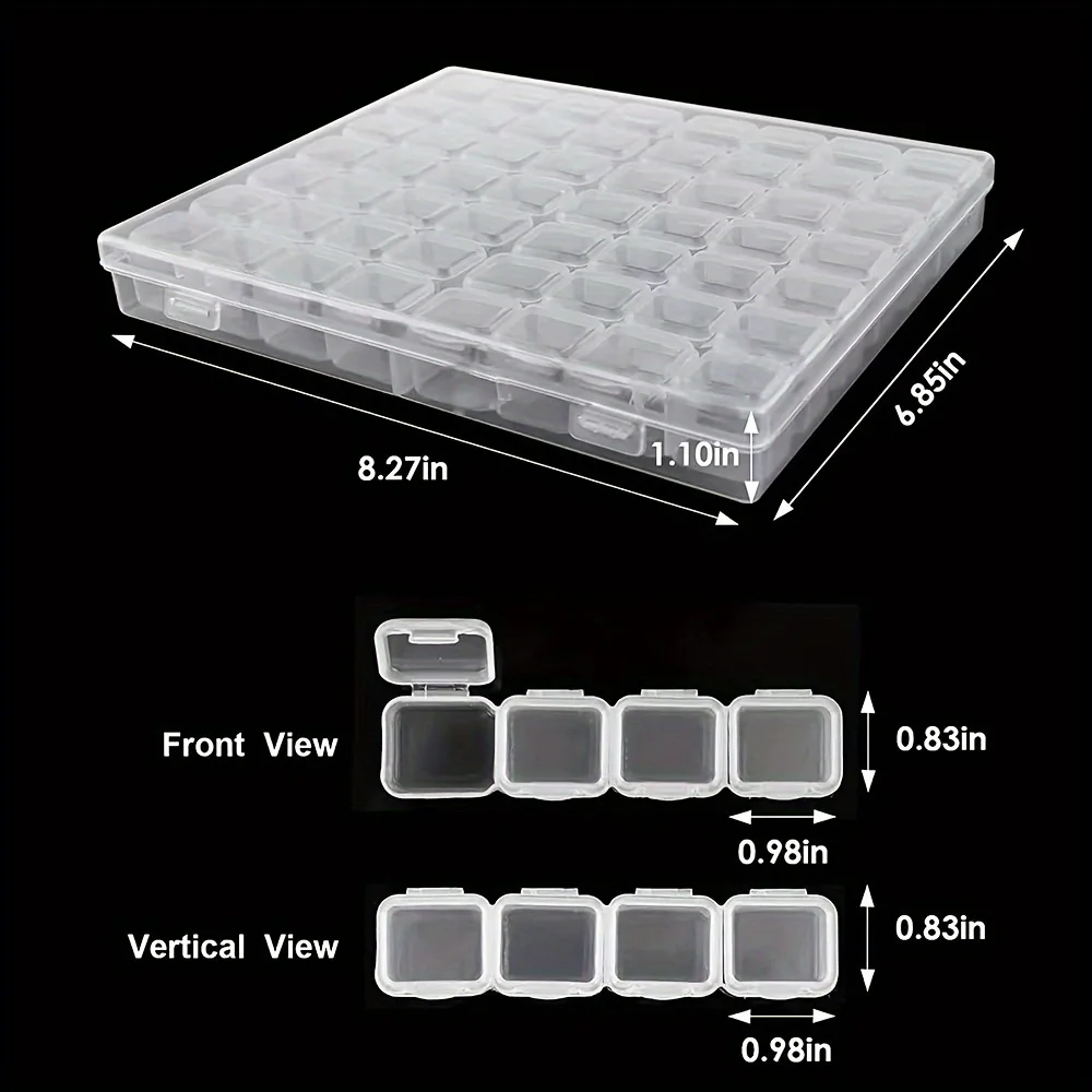 Diamond Painting Tools Accessories Storage Box Container Diamond Embroidery Accessories Drill Box Mosaic Container Case thumbnail 3