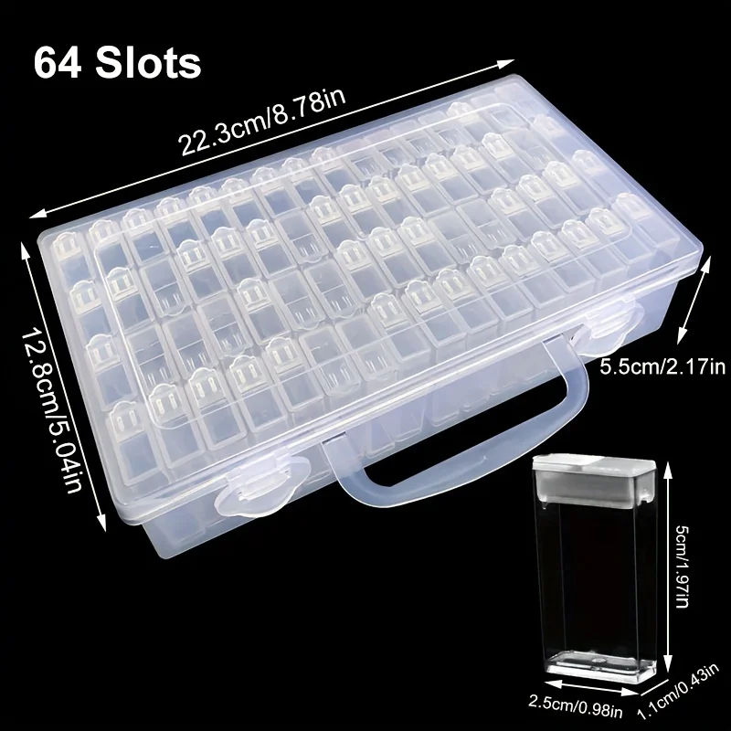 Diamond Painting Tools Accessories Storage Box Container Diamond Embroidery Accessories Drill Box Mosaic Container Case thumbnail 4