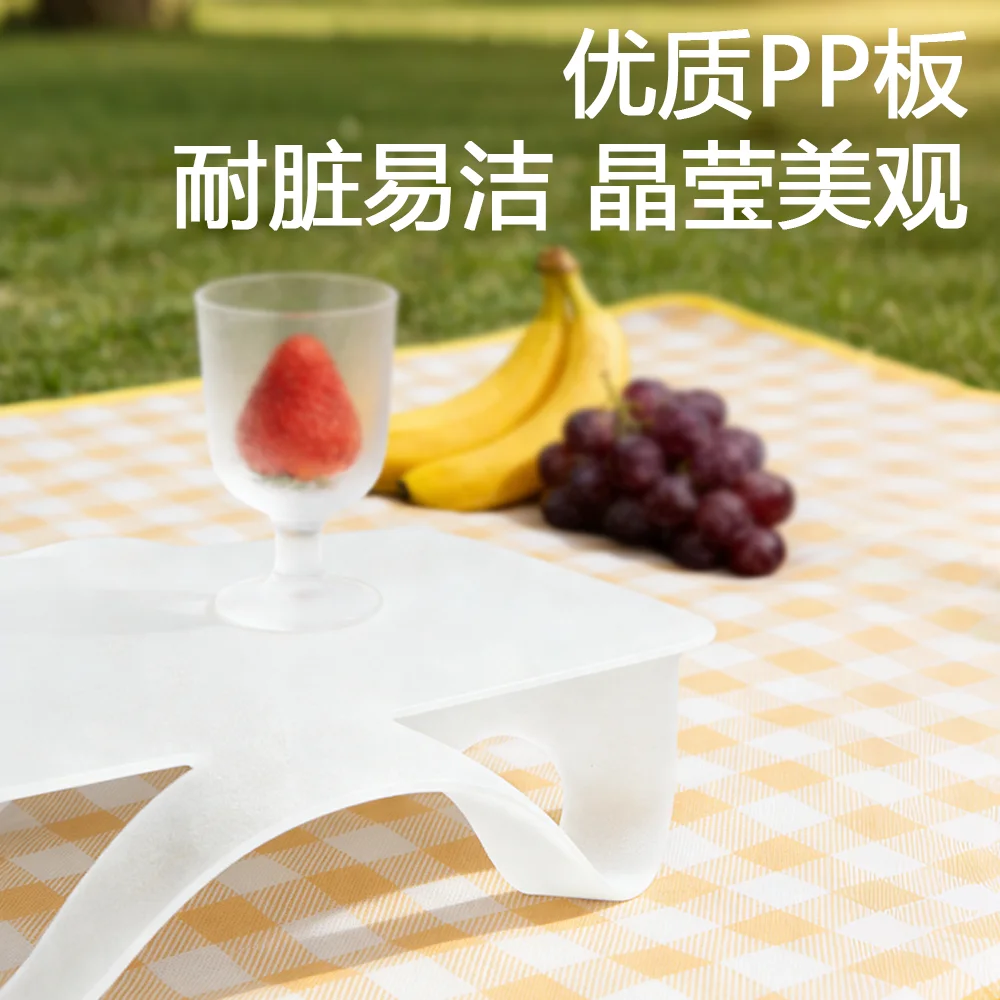 Outdoor PP Folding Table for Camping Heat-Resistant Compact Dining Table Food-Grade Material Cutting Board thumbnail 3