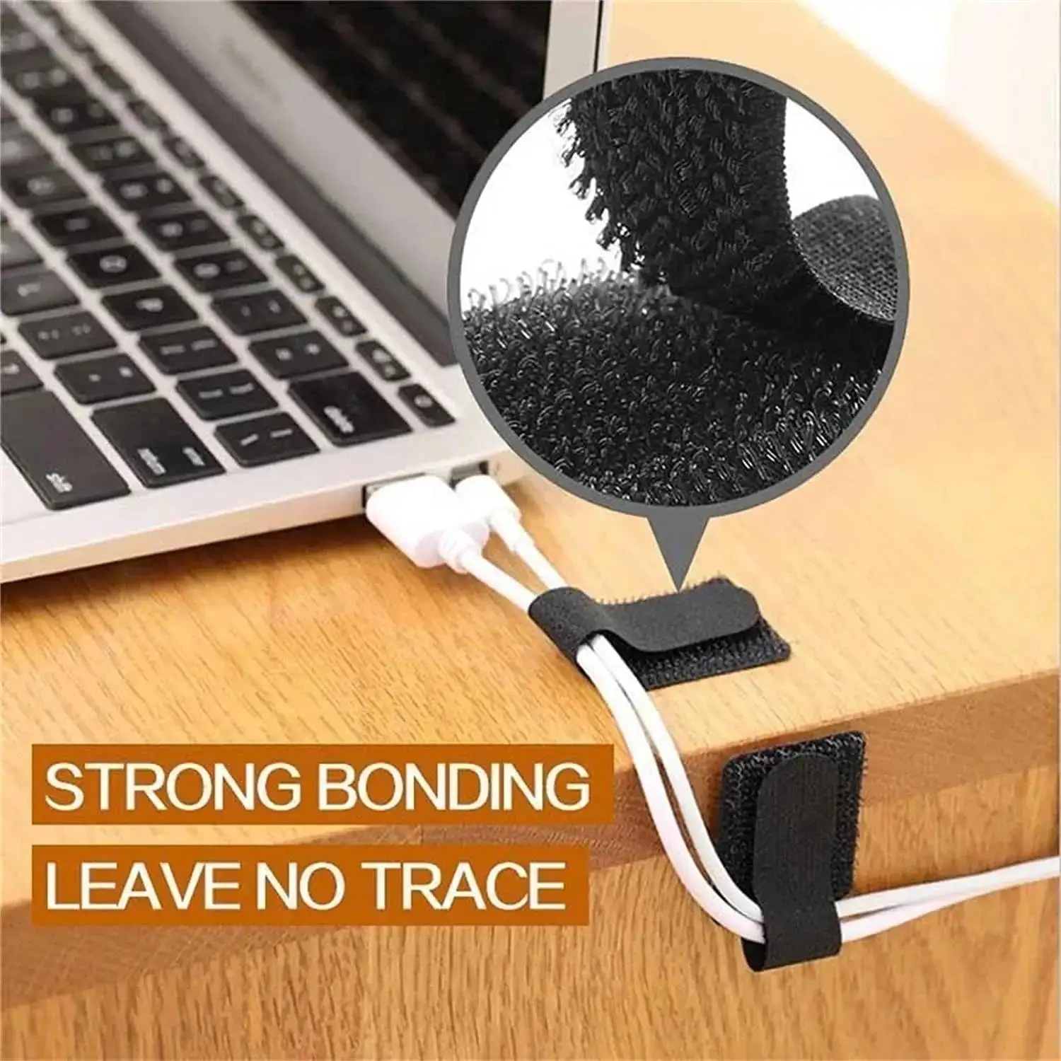 20pcs Reusable Cable Tie Fastening Mouse Wire Organizer Cord Rope Holder Desk Management Self Adhesive Adjustable Cord Organizer thumbnail 2