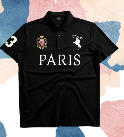 Manfinity Mode Men's Short Sleeve Polo Shirt Minimalist and Fashionable Suitable for Summer Street Printing Sports Style Polo