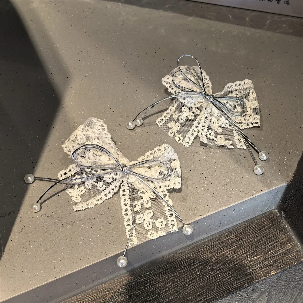 1 PCS New Flower Detachable Lace Bow Suede Shoelaces with Buckle Ballet Style Heart & Pentagram - Trendy Accessory for Shoes thumbnail 6