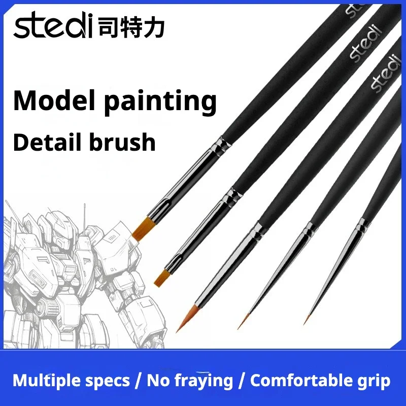 Stedi MS130-MS135set Model Coloring Brush Assembly Model Painting Pen for DIY Hobby Building Tools Drawing Brushes