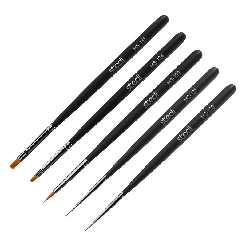 Stedi MS130-MS135set Model Coloring Brush Assembly Model Painting Pen for DIY Hobby Building Tools Drawing Brushes thumbnail 2