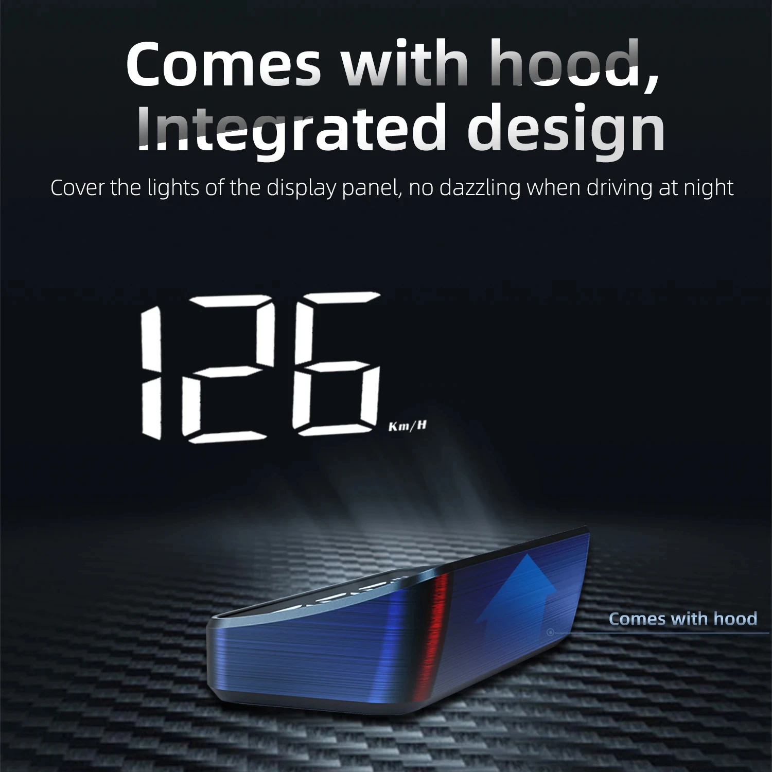 HD Car Head up Display M2 GPS Speedometer KM/H Digital HUD Windshield Projector Universal Auto Electronics Accessory thumbnail 2