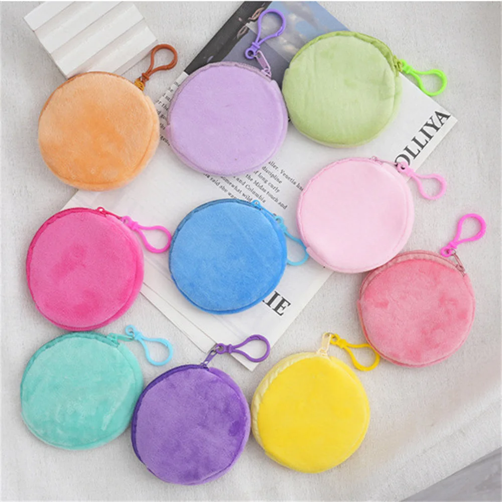 10PCS  Three Layer Wallets Nylon Coin Purse New Korean Large Capacity Portable Oxford Cloth Coin Wallet Waterproof Portable Bag thumbnail 2