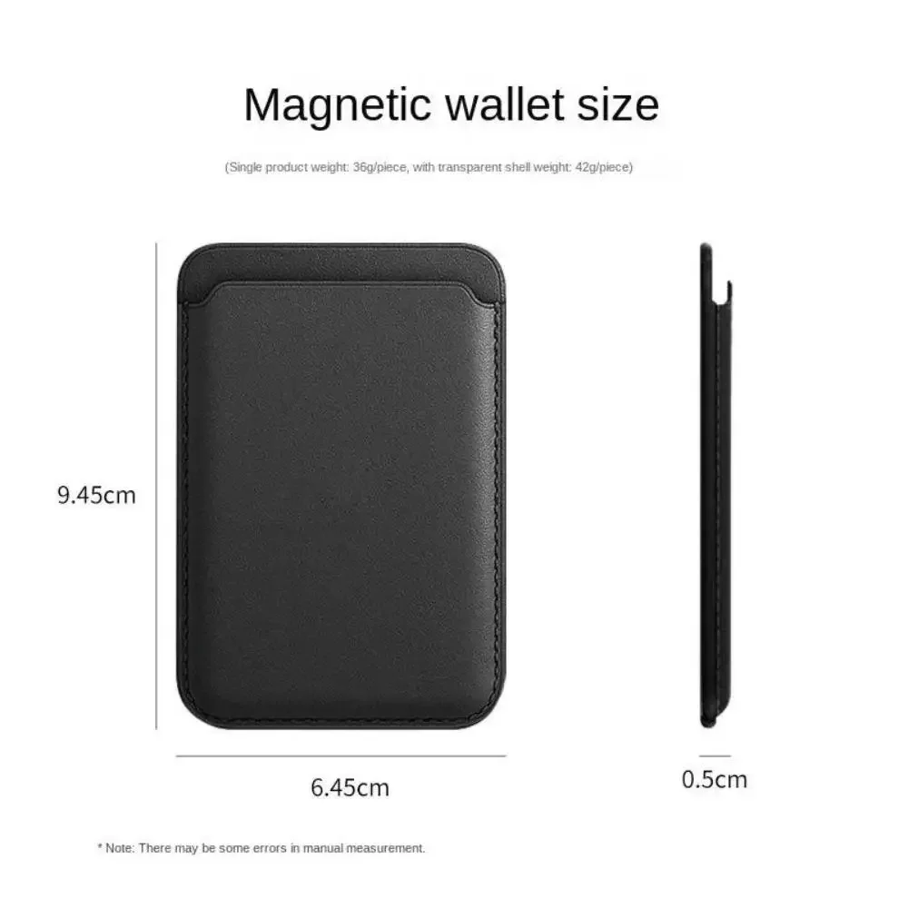 For Magsafe Magnetic Leather Wallet Case For iPhone  17 16 15 14 13 12 11 8  Samsung Huawei Card Holder with Magnet Covers thumbnail 5