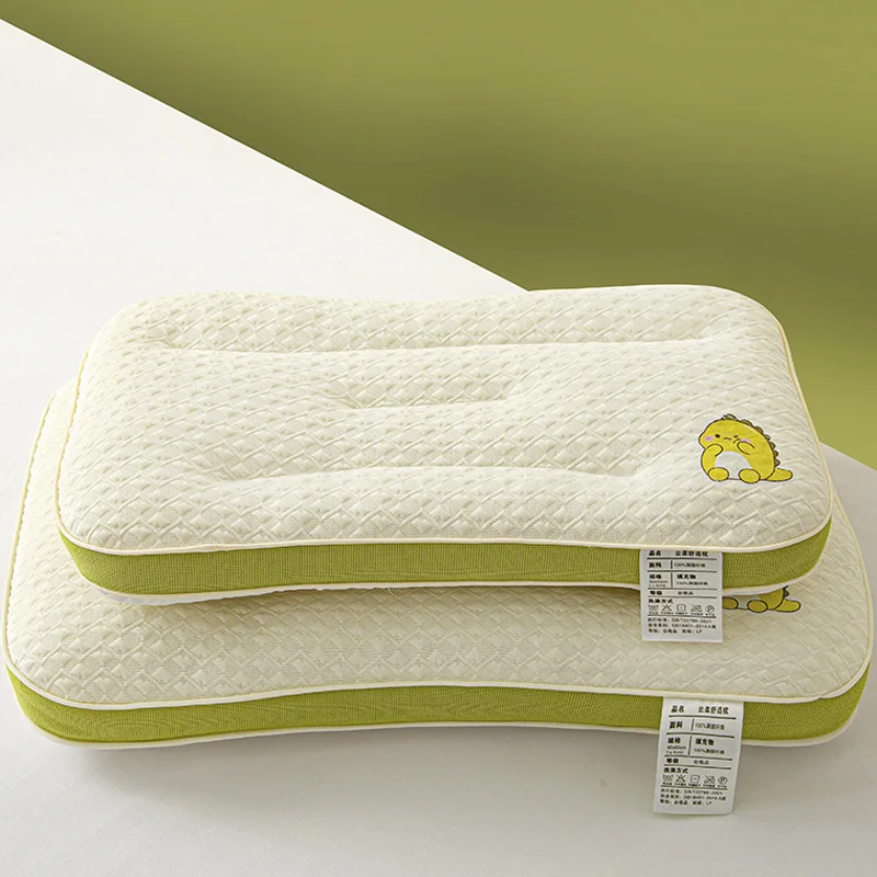 Cartoon kids' cervical pillow core! Single pack, cute pattern, ergonomic neck support, no collapse after long use, perfect thumbnail 3
