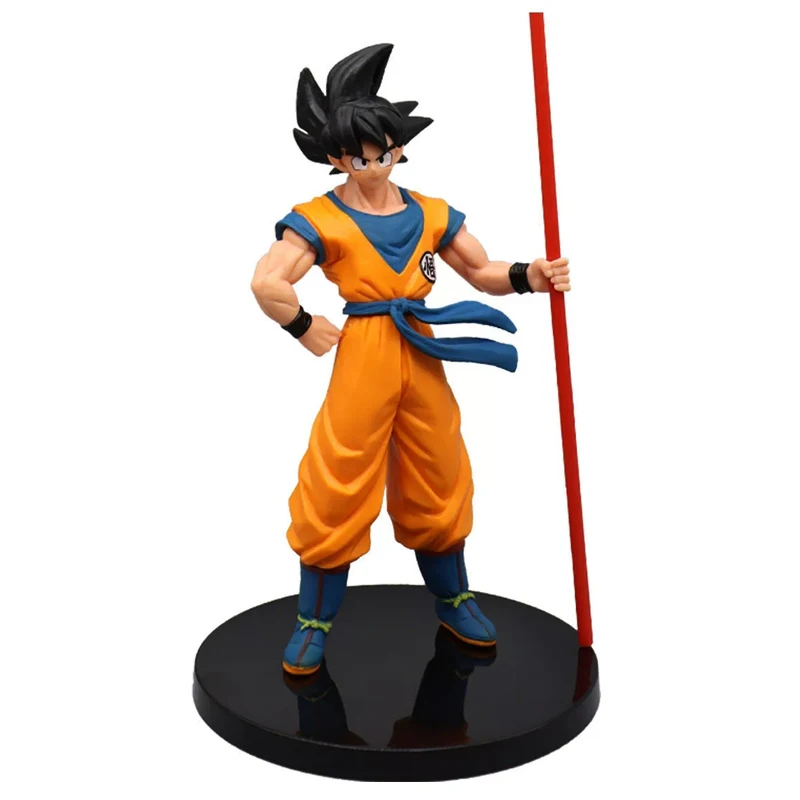 Anime Figure Dragon Ball Son Goku Super Saiyan 22cm Goku DBZ Action Figure Model Gifts Collectible Figurines for Kids thumbnail 4