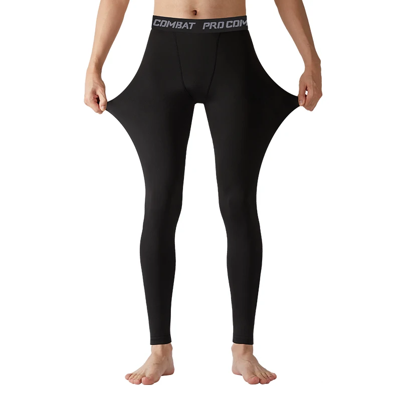 SONECHOKI Compression Pant Men Training Gym Leggings Dry Fit Running Tights Fitness Basketball Jogging Workout Trouser Polyester thumbnail 6