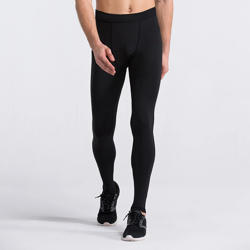 SONECHOKI Compression Pant Men Training Gym Leggings Dry Fit Running Tights Fitness Basketball Jogging Workout Trouser Polyester thumbnail 5
