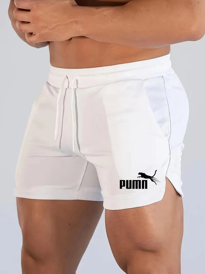 Summer Mesh Quick Drying Shorts Men's Sports Casual Shorts Men's Breathable Beach Pants Suitable for Fitness Outdoor Running thumbnail 4