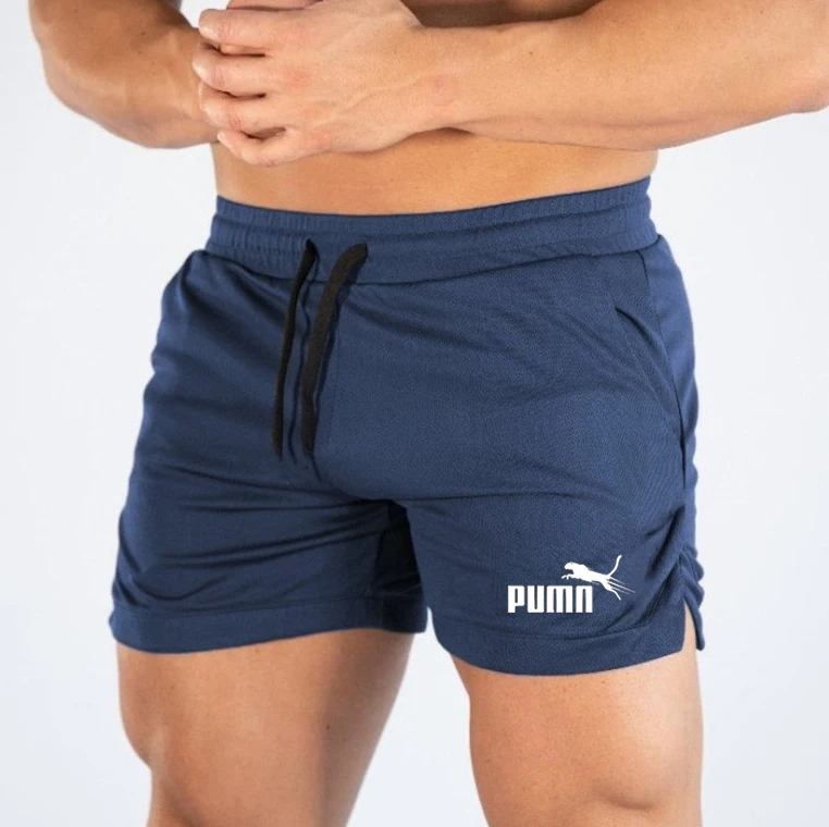 Summer Mesh Quick Drying Shorts Men's Sports Casual Shorts Men's Breathable Beach Pants Suitable for Fitness Outdoor Running thumbnail 2