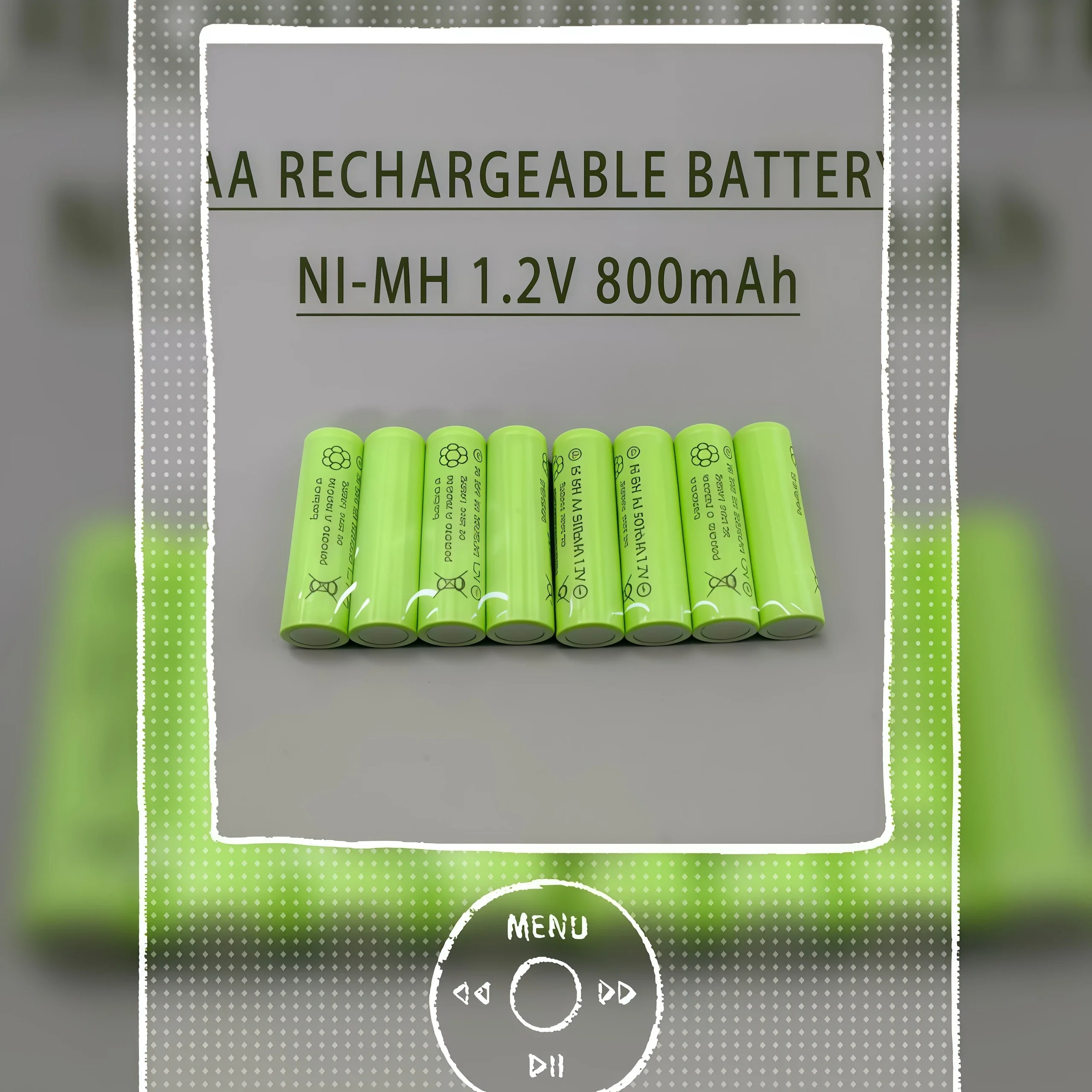 Reliable Non-Rotating Ni-MH AA 1.2V 800mAh Batteries for Smartwatches And Electronic Devices thumbnail 5