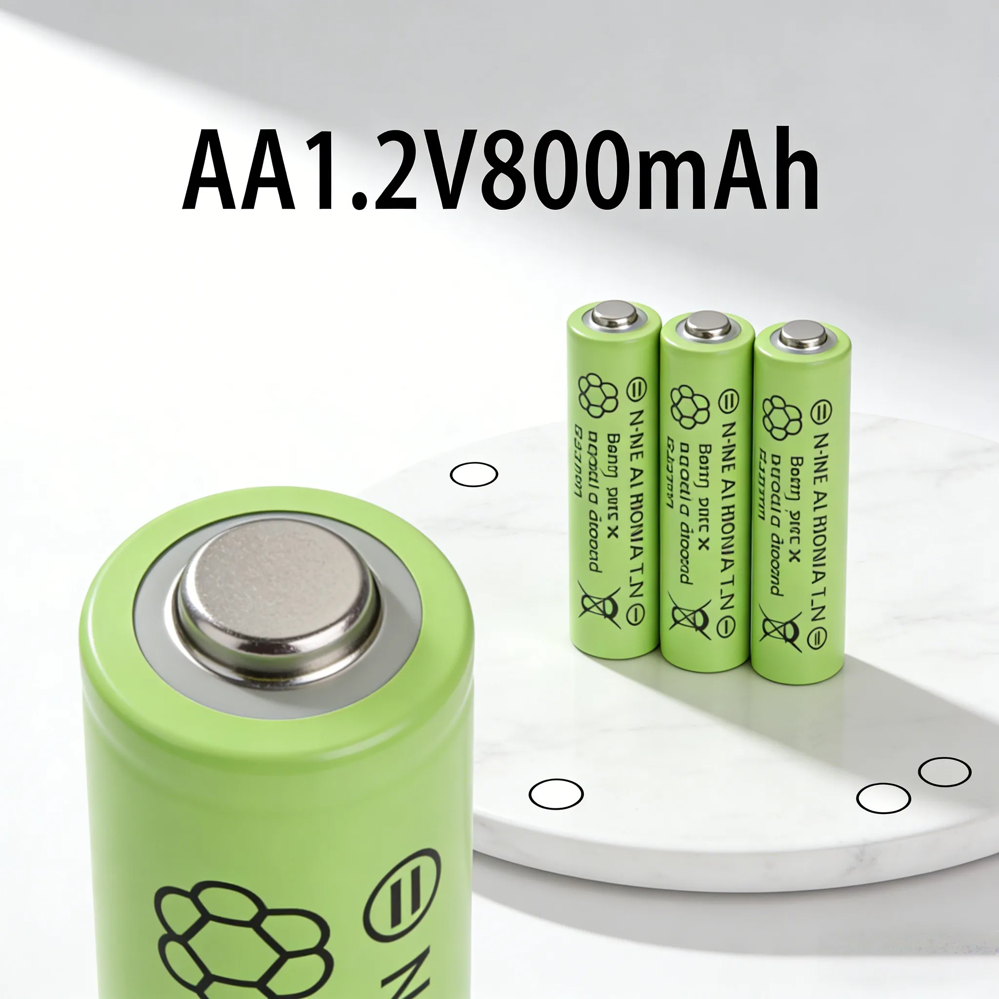 Reliable Non-Rotating Ni-MH AA 1.2V 800mAh Batteries for Smartwatches And Electronic Devices
