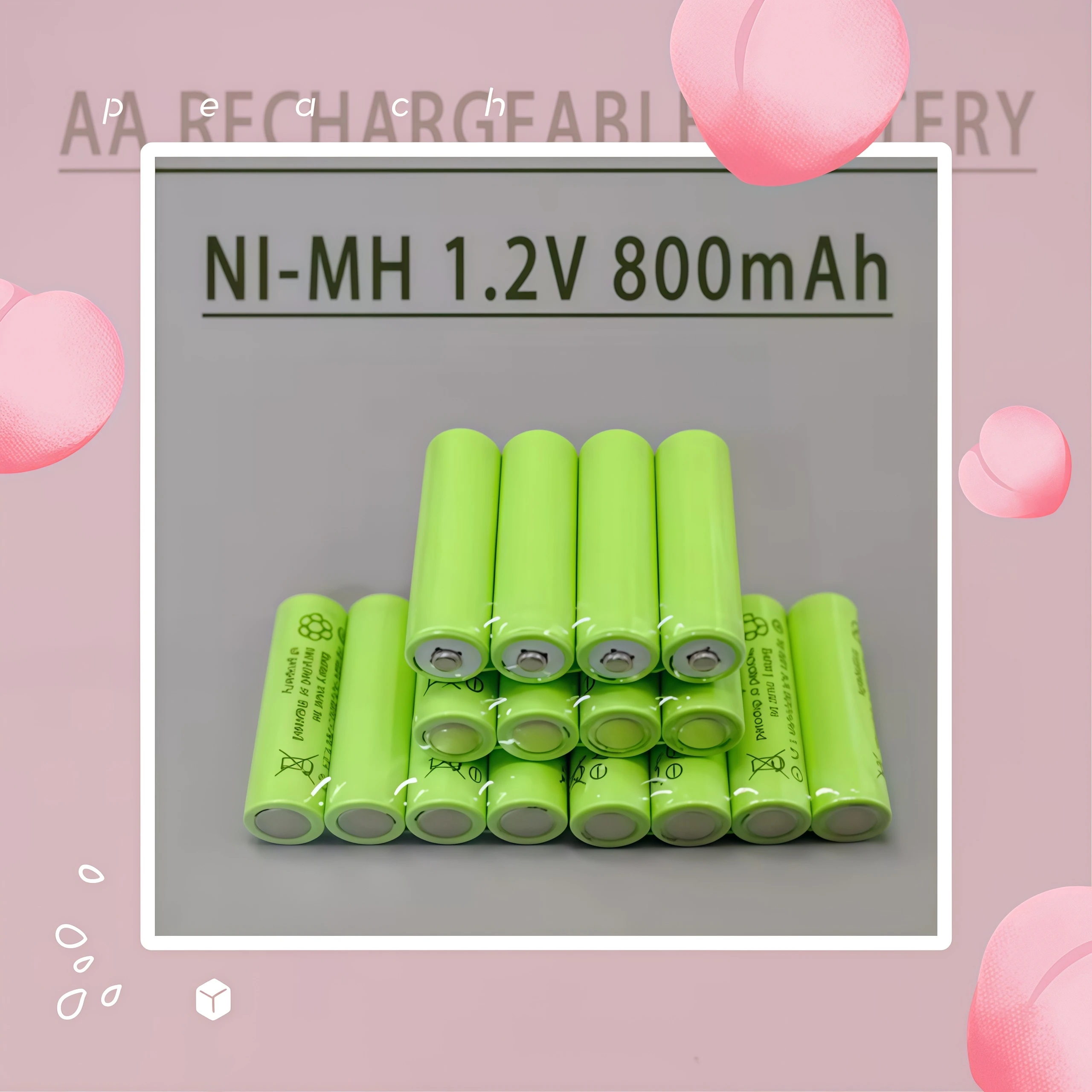 Reliable Non-Rotating Ni-MH AA 1.2V 800mAh Batteries for Smartwatches And Electronic Devices thumbnail 6