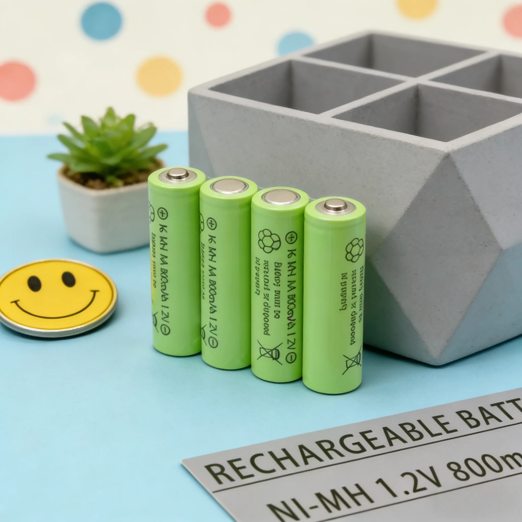 Reliable Non-Rotating Ni-MH AA 1.2V 800mAh Batteries for Smartwatches And Electronic Devices thumbnail 2
