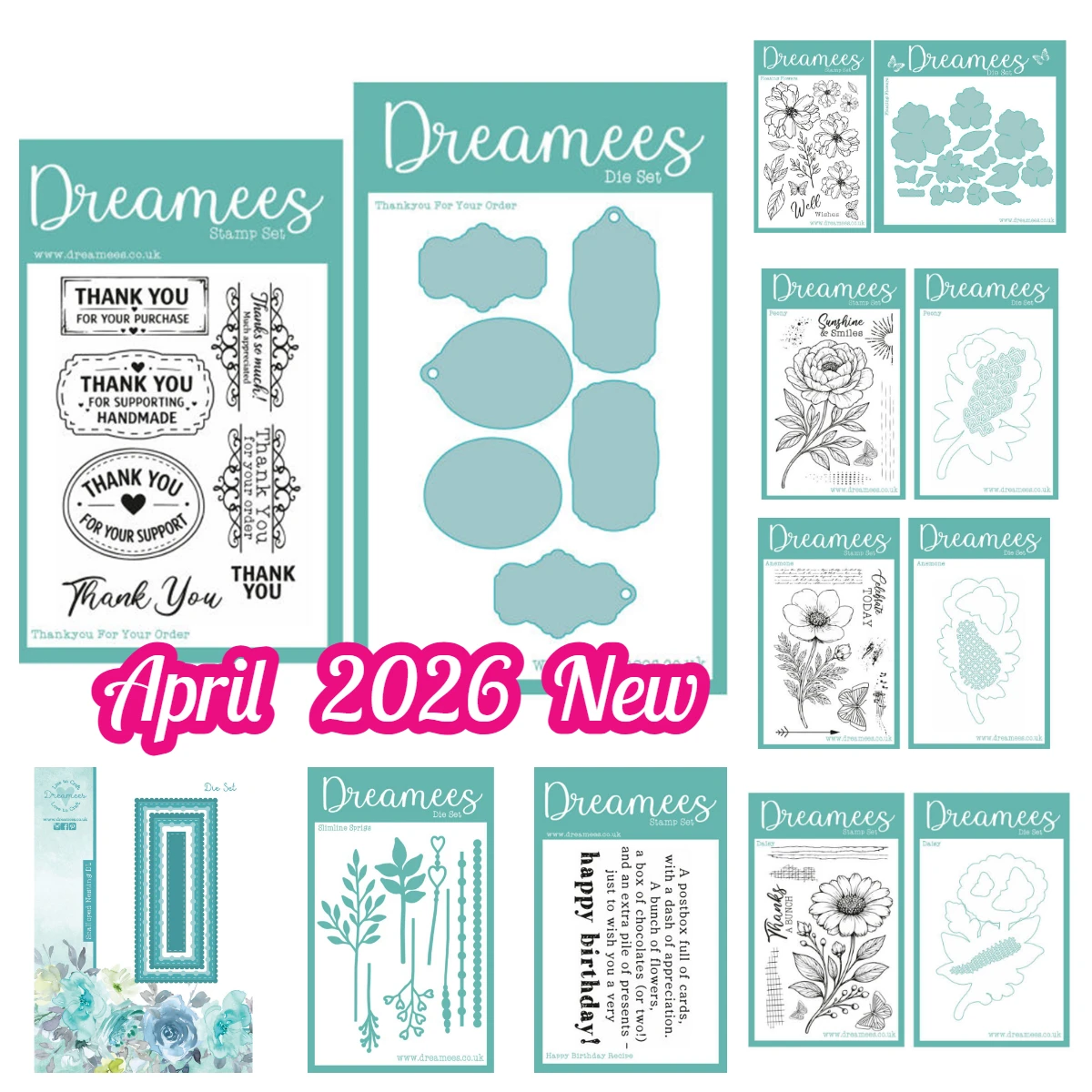 Dreamees Layering Square Doily Die Set Delightful Dots Metal Cutting Dies Stamp for DIY Scrapbooking Diary Handmade May 2026 New thumbnail 2