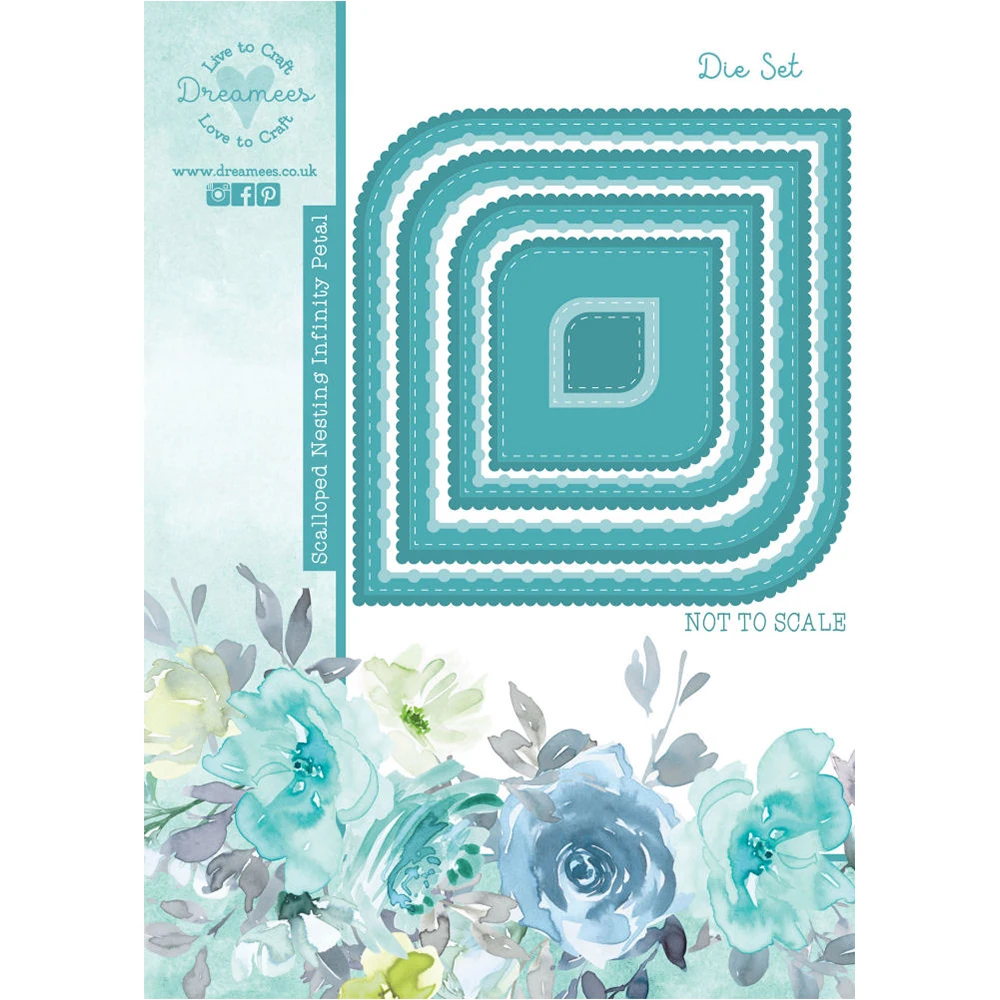 Dreamees Layering Square Doily Die Set Delightful Dots Metal Cutting Dies Stamp for DIY Scrapbooking Diary Handmade May 2026 New thumbnail 6