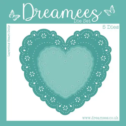 Dreamees Layering Square Doily Die Set Delightful Dots Metal Cutting Dies Stamp for DIY Scrapbooking Diary Handmade May 2026 New thumbnail 4