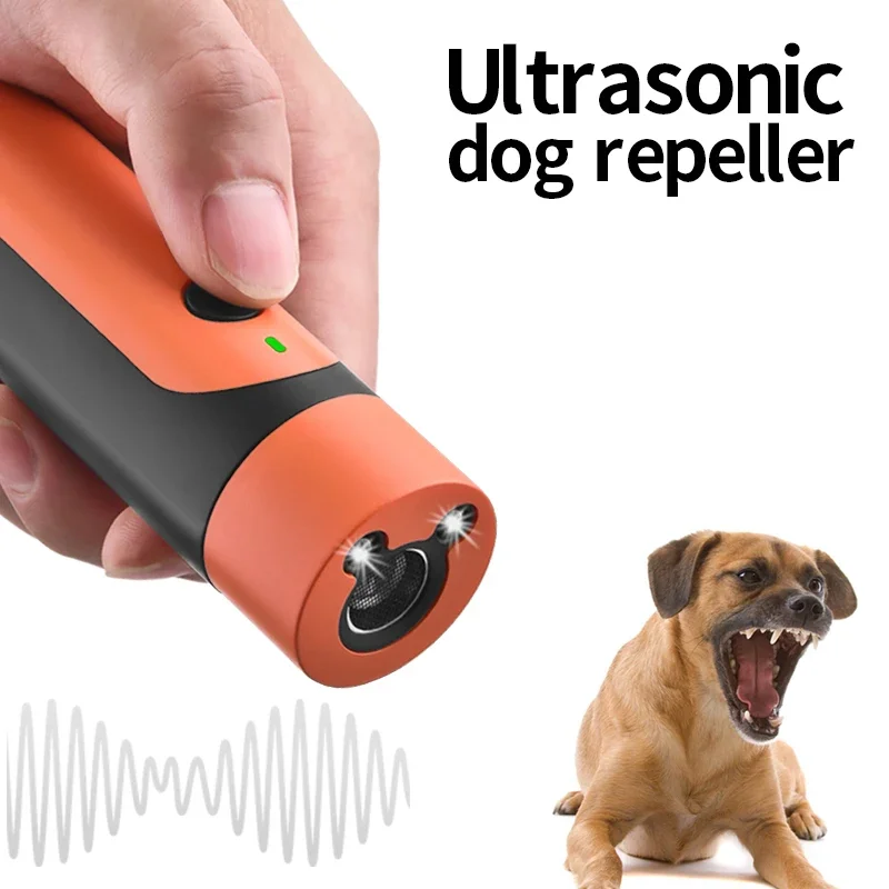Mini Ultrasonic Dog Repeller High Power Long Distance Training Anti-Bark Device Outdoor Self-Defense against Dog Barking thumbnail 4