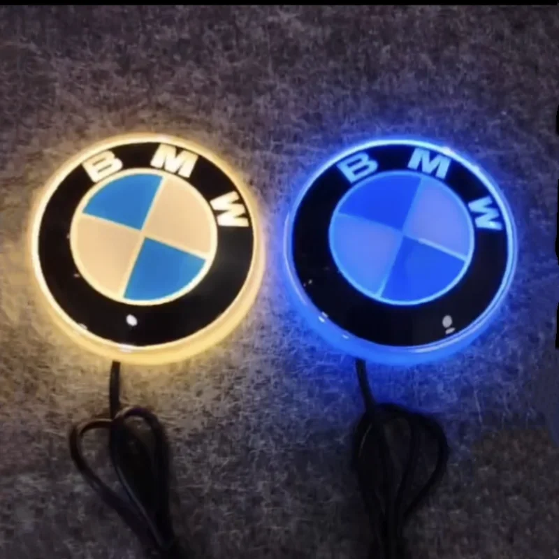 For BMW 4D Logo LED Lamp 82mm Badge for Front And Rear Decoration Suitable for 1 3 5 7 Series X1 X3 X4 X5 X6 GT525 GT535 thumbnail 2