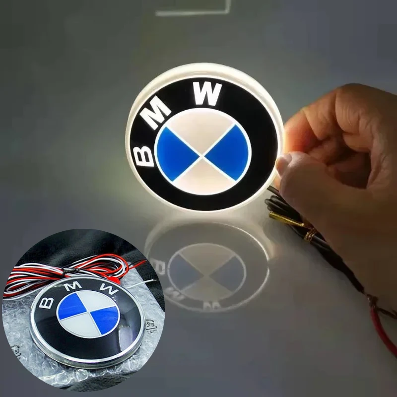 For BMW 4D Logo LED Lamp 82mm Badge for Front And Rear Decoration Suitable for 1 3 5 7 Series X1 X3 X4 X5 X6 GT525 GT535 thumbnail 4