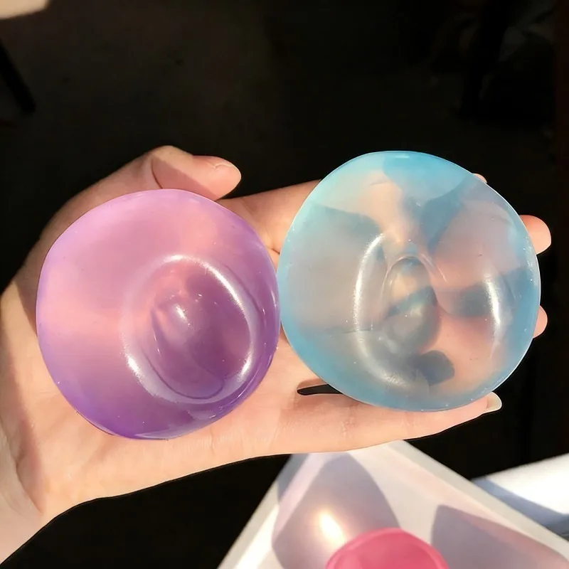 Squishy Plasticity Mochi Fidget Toys Transparency Coconut Oil Maltose Squeeze Toy Funny Anti-stress Sensory Toy for Adults Gifts thumbnail 4