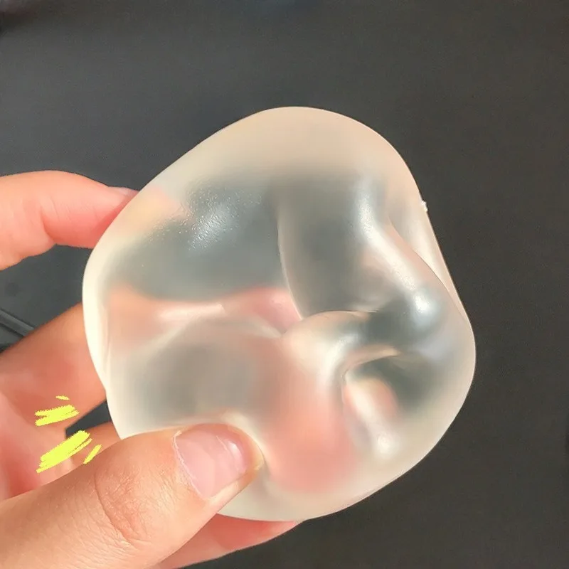 Squishy Plasticity Mochi Fidget Toys Transparency Coconut Oil Maltose Squeeze Toy Funny Anti-stress Sensory Toy for Adults Gifts thumbnail 5