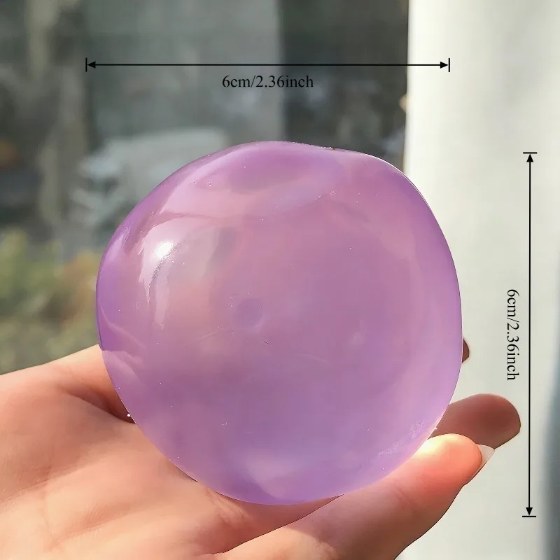Squishy Plasticity Mochi Fidget Toys Transparency Coconut Oil Maltose Squeeze Toy Funny Anti-stress Sensory Toy for Adults Gifts thumbnail 2