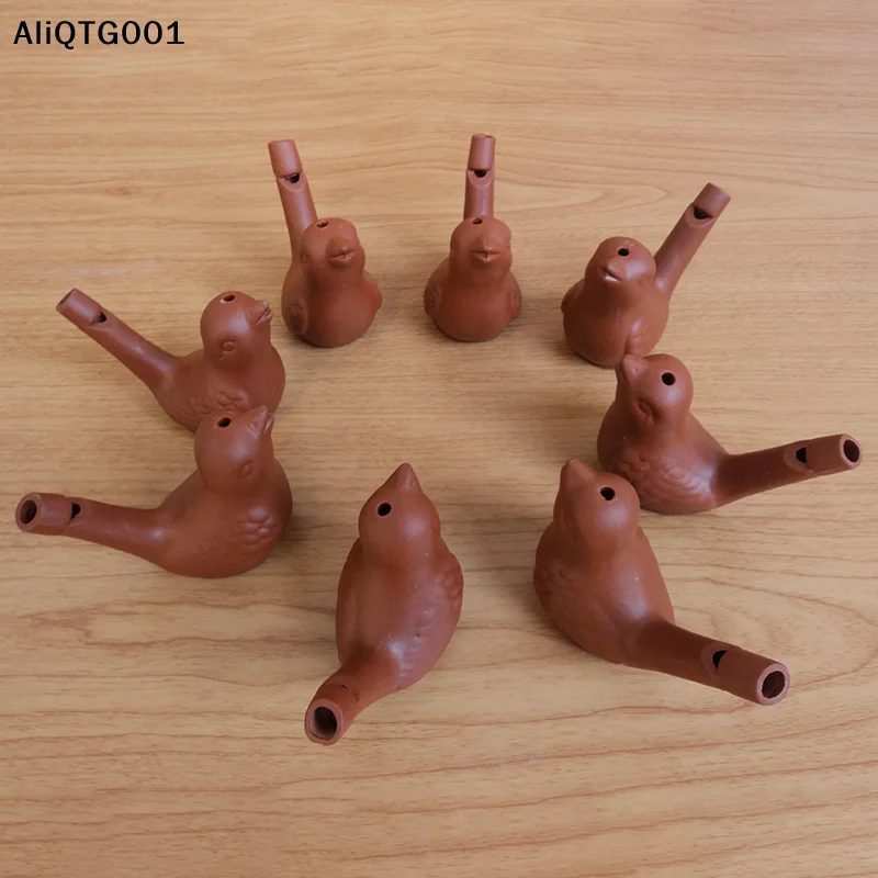 Creative Ceramic Water Bird Whistle Baby Bath Time Musical Toy Song of Warbler Drawing Chirps for Kids thumbnail 3