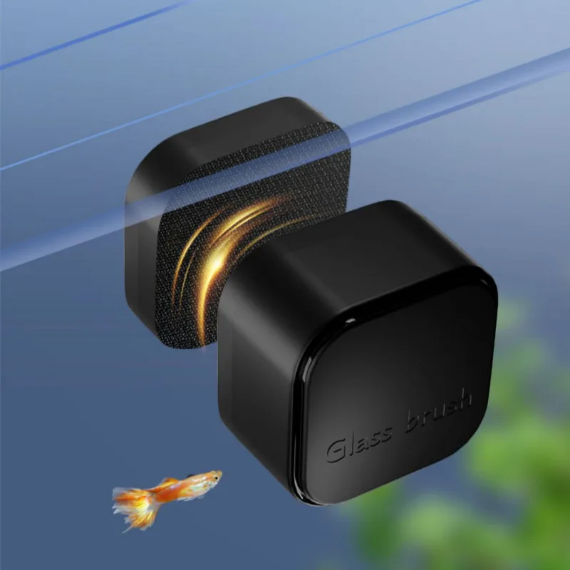 Magnetic Aquarium Glass Cleaner Mini Square Algae Scraper Plastic Fish Tank Maintenance Tool for Various Fish Easy Use thumbnail 5