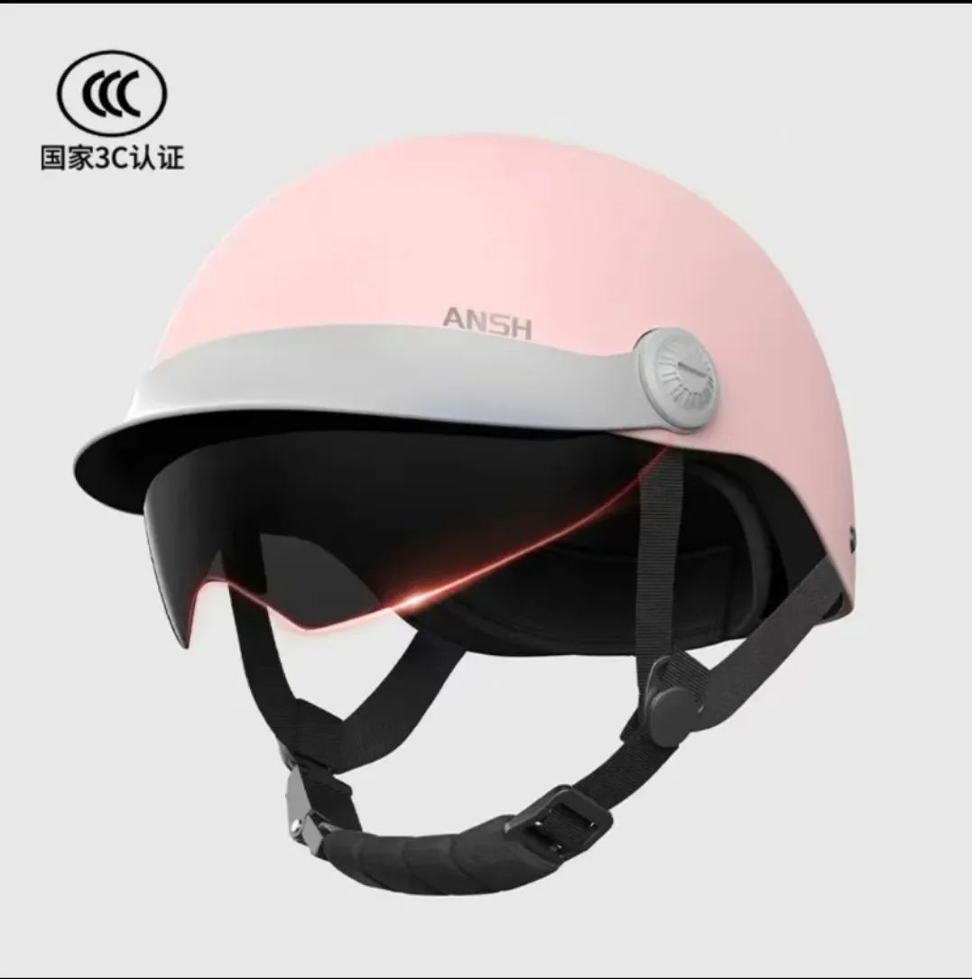 Unisex 4-Season Half Helmet - UV Protection Sunproof Helmet for E-Vehicle & Motorcycle thumbnail 4