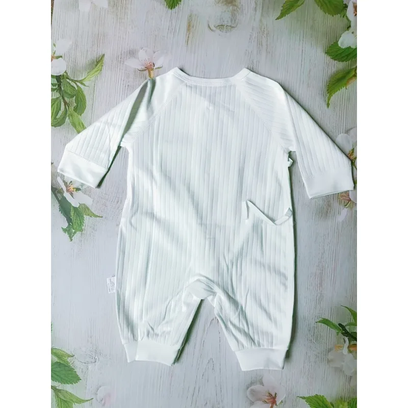 All Seasons Cute Infant Newborn Baby Romper Baby Boy Girl Cartoon Bear Cotton Jumpsuit with Hat thumbnail 2