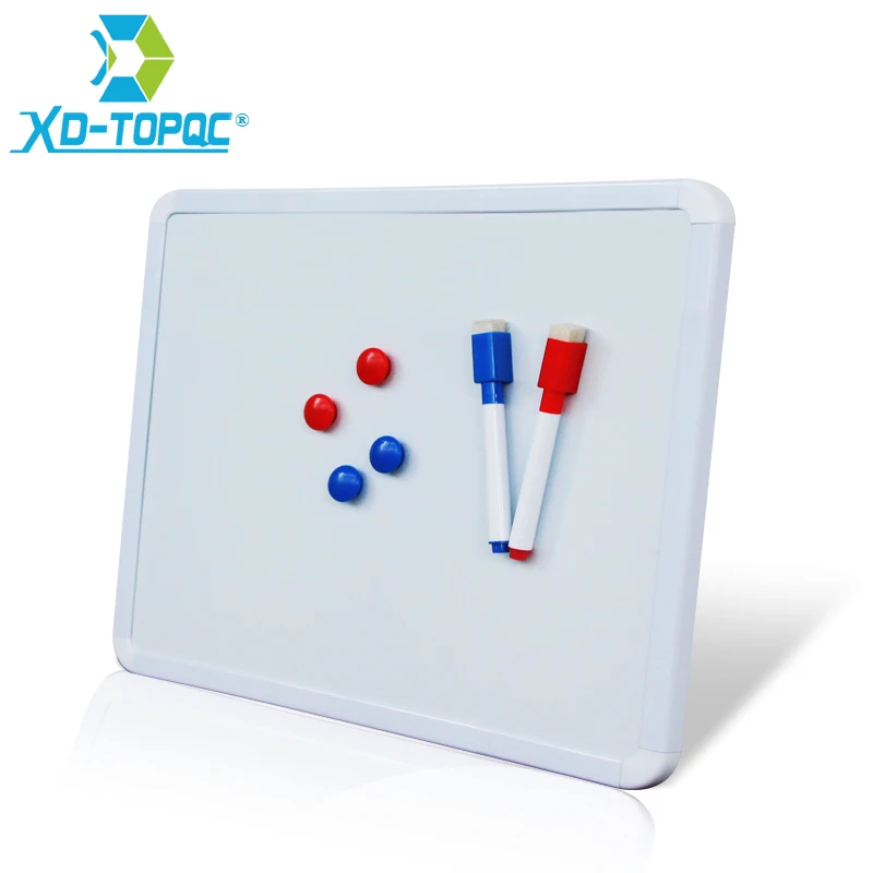 4 Styles Magnetic Whiteboard 1pc PVC Frame Message White Board On Fridge Round Angle Decoration Message Drawing Board For Notes thumbnail 2