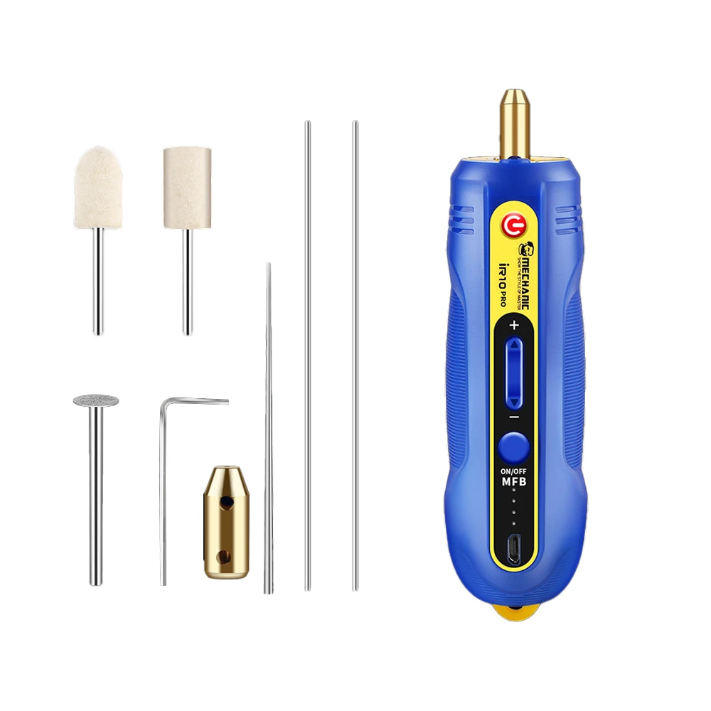 iR10PRO OCA Glue Remover Tool Rechargeable 3 Adjustable Speeds for Mobile Phone Screen border Degumming Cutting & Polishing thumbnail 6